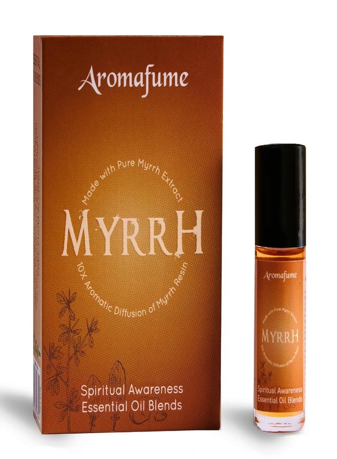 Aromafume Resin (Myrrha) Essential Oil Roll-On Blend by Aromafume | 10ml / 0.33 fl oz | Made with Commiphora Myrrha Extracts | Ideal for Aromatherapy, Meditation, Spiritual Wellness | Non-Toxic | Resin Incense - Image 1